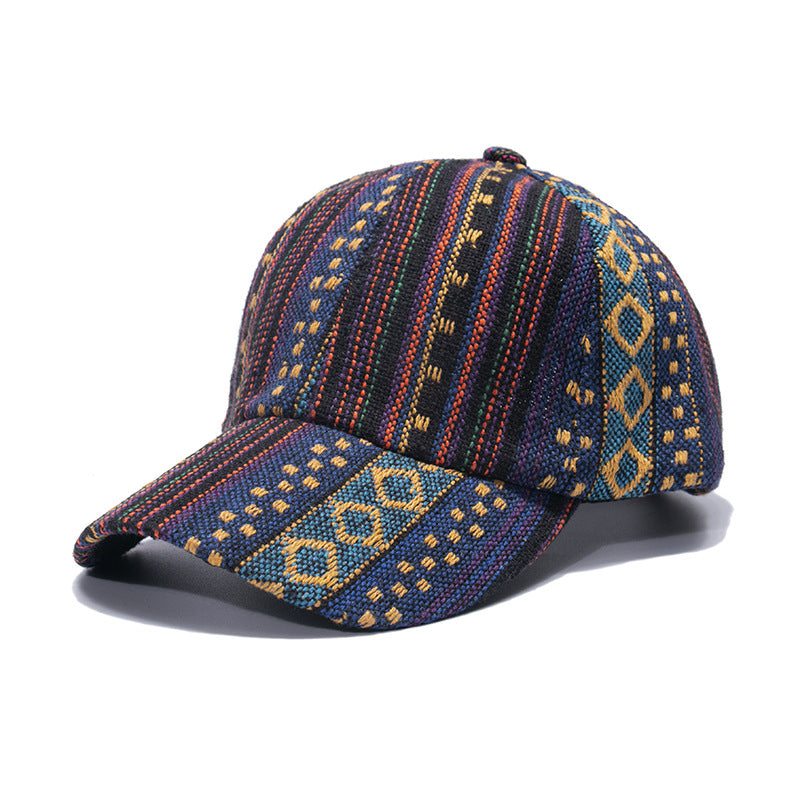 Gorra de béisbol de estilo étnico de estilo poliéster al por mayor